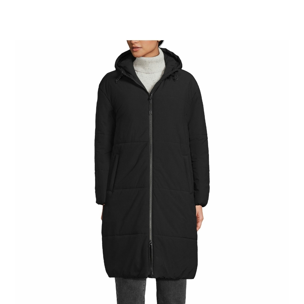 EUC Land's End Insulated Wide Channel Commuter Coat Plus Sz 3X